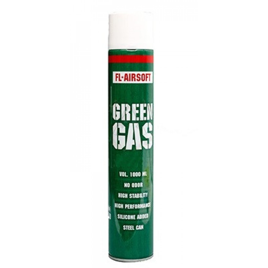 ГАЗ  Green gas FL-AIRSOFT 1000 мл (грин-газ, групповая тара 12 штук)