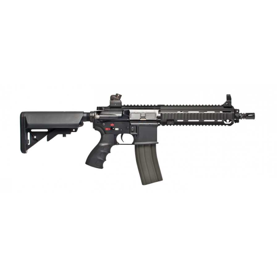 АВТОМАТ ПНЕВМ. G&G T4-18 Light Black no blowback HK416, body - metal (110-120 m/s) TGR-418-SHT-BBB-NCM